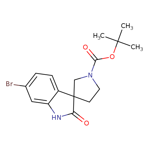 tert-Butyl6-bromo-2-oxospiro[indoline-3,3'-pyrrolidine]-1'-carboxylate