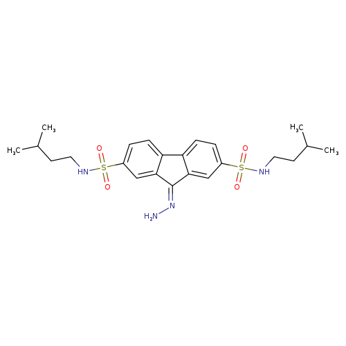9-hydrazinylidene-N2,N7-bis(3-methylbutyl)-9H-fluorene-2,7-disulfonamide