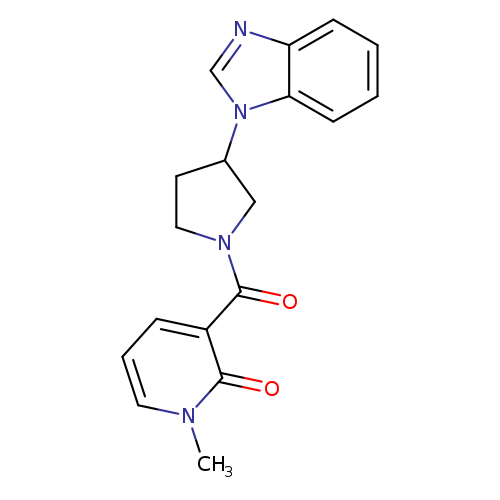 3-[3-(1H-1,3-benzodiazol-1-yl)pyrrolidine-1-carbonyl]-1-methyl-1,2-dihydropyridin-2-one