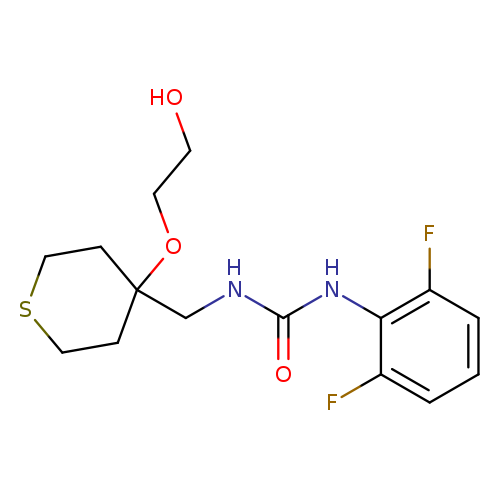 3-(2,6-difluorophenyl)-1-{[4-(2-hydroxyethoxy)thian-4-yl]methyl}urea