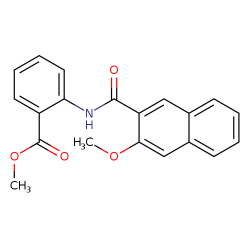 methyl 2-(3-methoxynaphthalene-2-amido)benzoate