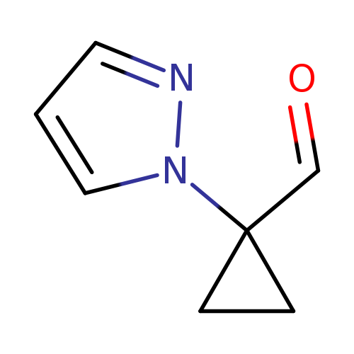 1-(1H-pyrazol-1-yl)cyclopropane-1-carbaldehyde