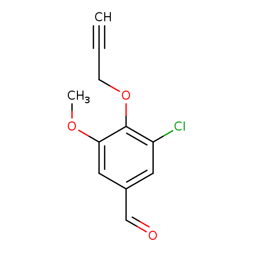3-chloro-5-methoxy-4-(2-propynyloxy)benzaldehyde