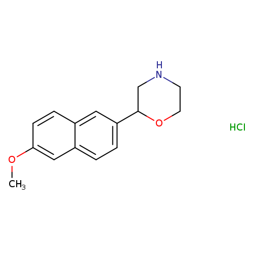 2-(6-methoxynaphthalen-2-yl)morpholine hydrochloride