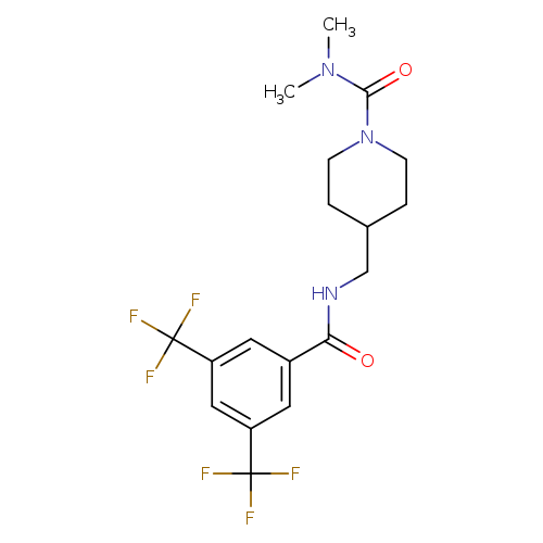 4-({[3,5-bis(trifluoromethyl)phenyl]formamido}methyl)-N,N-dimethylpiperidine-1-carboxamide