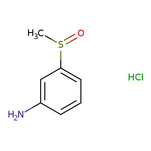 3-methanesulfinylaniline hydrochloride