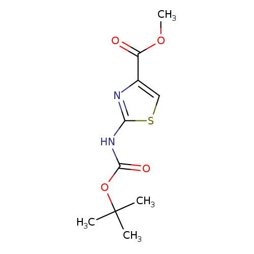 Methyl 2-Boc-aminothiazole-4-carboxylate