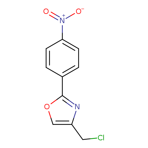 Oxazole, 4-(chloromethyl)-2-(4-nitrophenyl)-