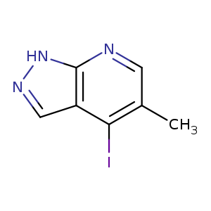 4-iodo-5-methyl-1H-pyrazolo[3,4-b]pyridine