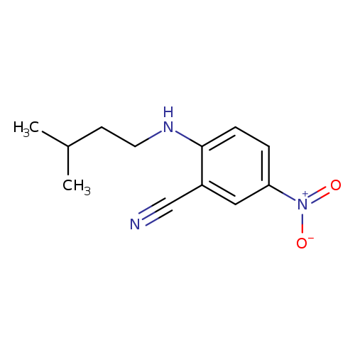 2-[(3-Methylbutyl)amino]-5-nitrobenzonitrile