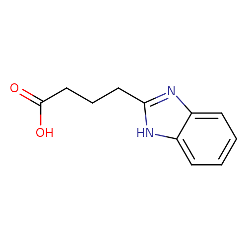 1H-Benzimidazole-2-butanoic acid, monohydrochloride