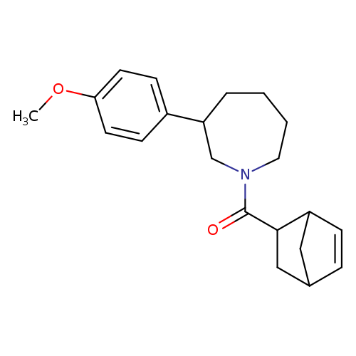 1-{bicyclo[2.2.1]hept-5-ene-2-carbonyl}-3-(4-methoxyphenyl)azepane
