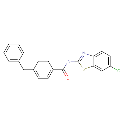 4-benzyl-N-(6-chloro-1,3-benzothiazol-2-yl)benzamide