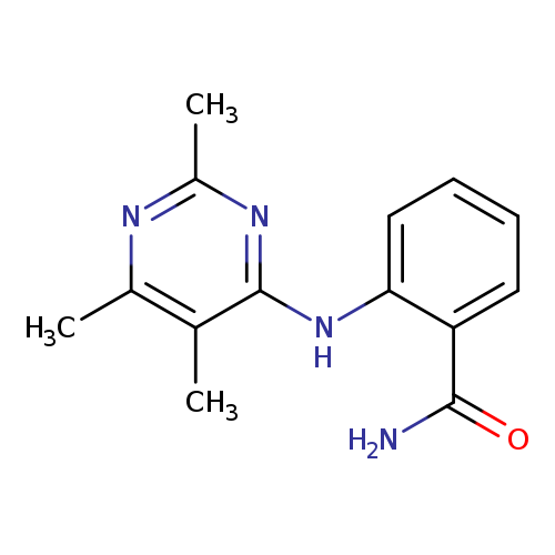 2-[(2,5,6-trimethylpyrimidin-4-yl)amino]benzamide
