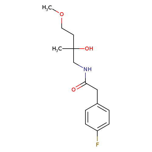 2-(4-fluorophenyl)-N-(2-hydroxy-4-methoxy-2-methylbutyl)acetamide