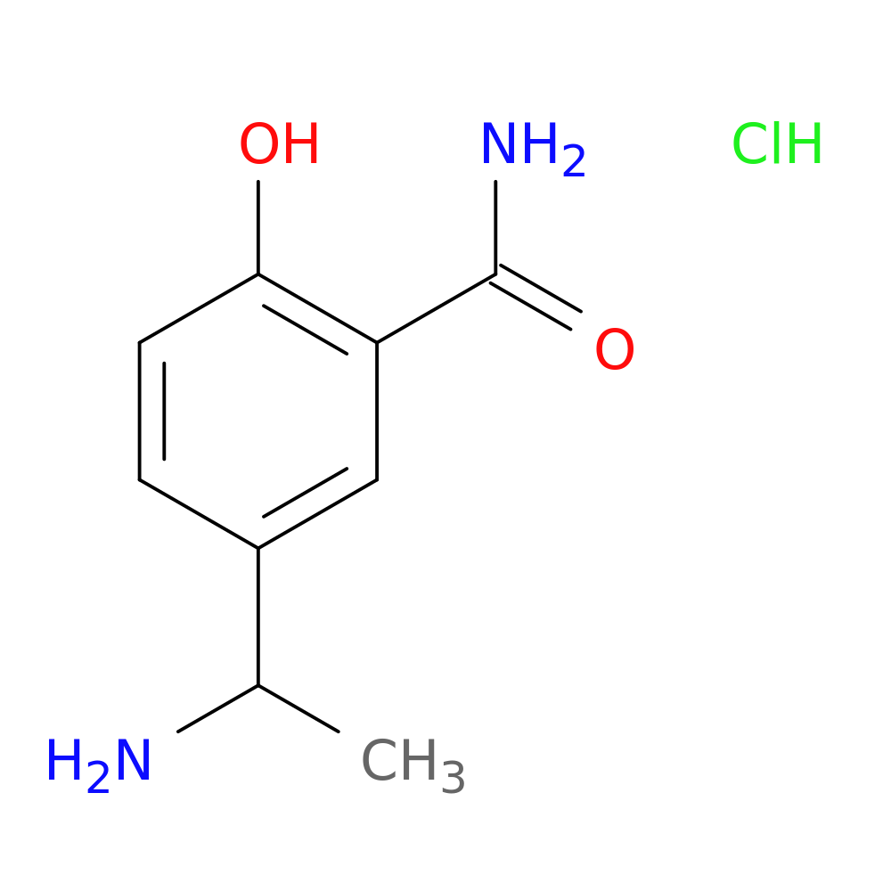 5-(1-aminoethyl)-2-hydroxybenzamide hydrochloride