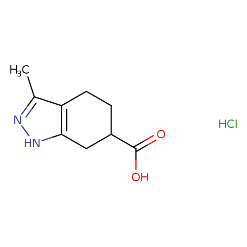 3-methyl-4,5,6,7-tetrahydro-1H-indazole-6-carboxylicacidhydrochloride