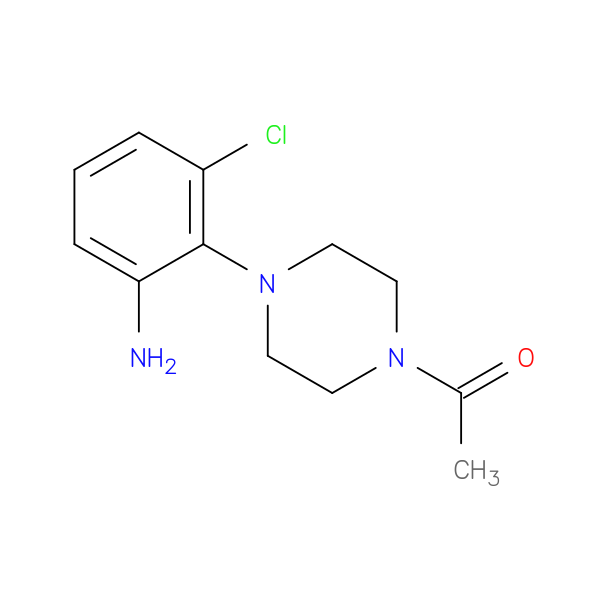 [2-(4-Acetylpiperazin-1-yl)-3-chlorophenyl]amine
