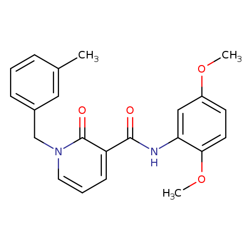 N-(2,5-dimethoxyphenyl)-1-[(3-methylphenyl)methyl]-2-oxo-1,2-dihydropyridine-3-carboxamide