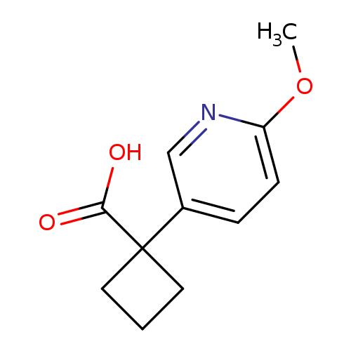 1-(6-METHOXYPYRIDIN-3-YL)CYCLOBUTANECARBOXYLIC ACID
