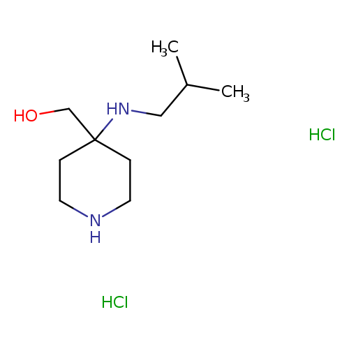 {4-[(2-methylpropyl)amino]piperidin-4-yl}methanol dihydrochloride
