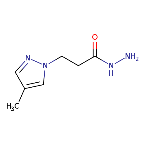 3-(4-Methyl-1h-pyrazol-1-yl)propanohydrazide