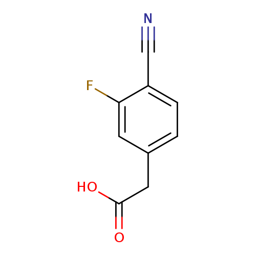 4-Cyano-3-fluorophenylacetic acid