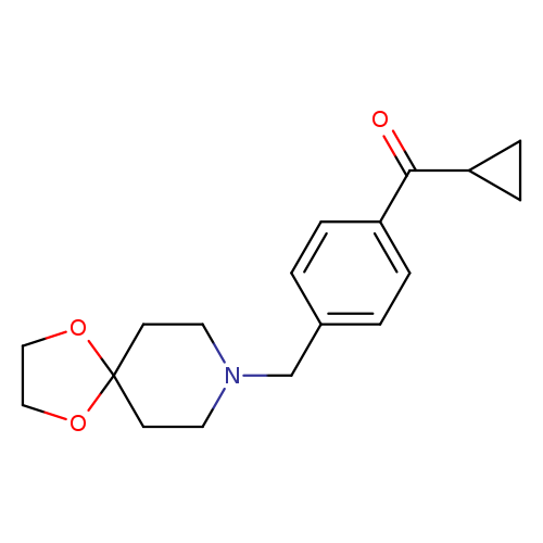 (4-(1,4-Dioxa-8-azaspiro[4.5]decan-8-ylmethyl)phenyl)(cyclopropyl)methanone
