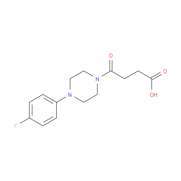 4-[4-(4-fluorophenyl)piperazin-1-yl]-4-oxobutanoic acid
