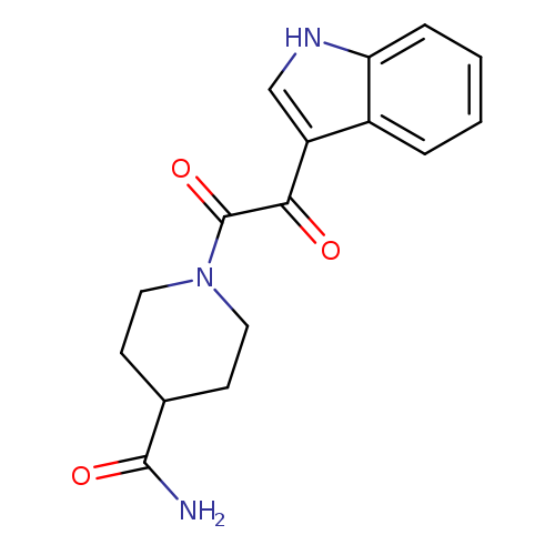 1-[2-(1H-indol-3-yl)-2-oxoacetyl]piperidine-4-carboxamide