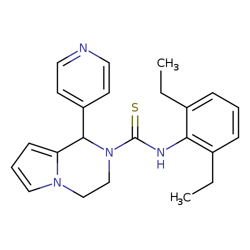N-(2,6-diethylphenyl)-1-(pyridin-4-yl)-1H,2H,3H,4H-pyrrolo[1,2-a]pyrazine-2-carbothioamide