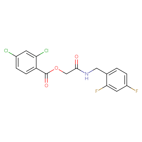 {[(2,4-difluorophenyl)methyl]carbamoyl}methyl 2,4-dichlorobenzoate