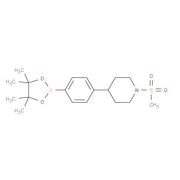 1-(Methylsulfonyl)-4-(4-(4,4,5,5-tetramethyl-1,3,2-dioxaborolan-2-yl)phenyl)piperidine