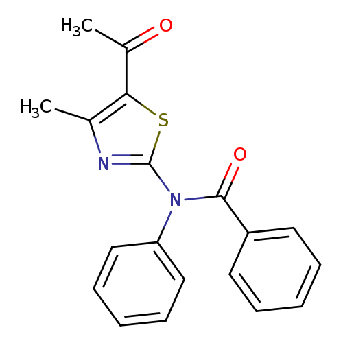 N-(5-acetyl-4-methyl-1,3-thiazol-2-yl)-N-phenylbenzamide