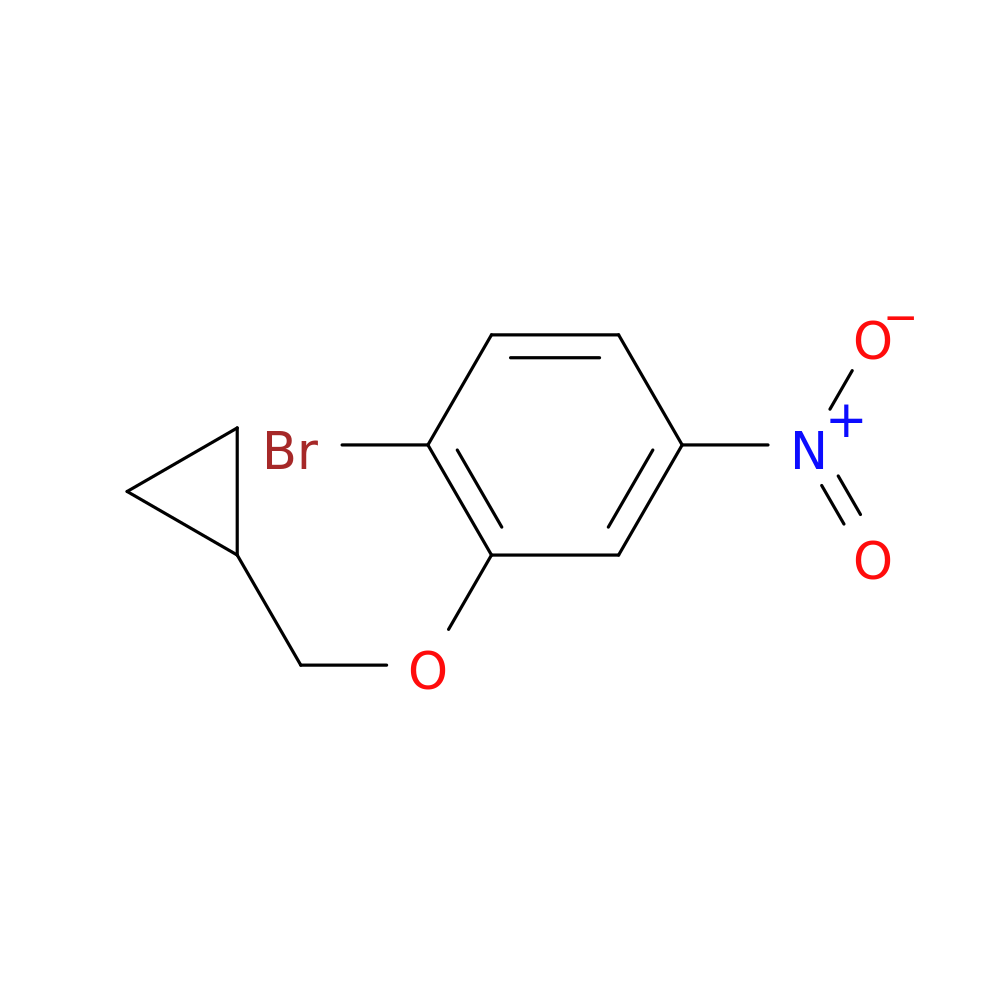 1-Bromo-2-(cyclopropylmethoxy)-4-nitrobenzene