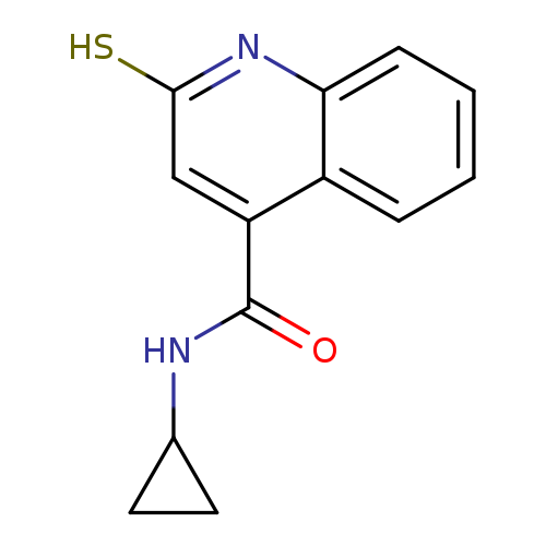 N-cyclopropyl-2-sulfanylquinoline-4-carboxamide