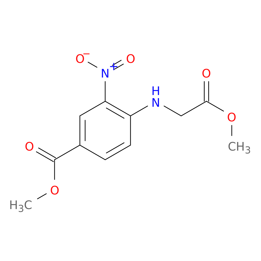 Methyl 4-[(2-methoxy-2-oxoethyl)amino]-3-nitrobenzoate