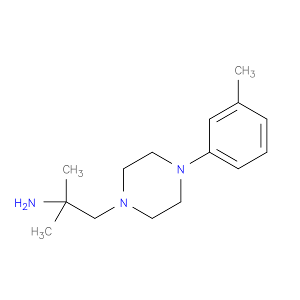 2-Methyl-1-[4-(3-methylphenyl)piperazin-1-yl]propan-2-amine