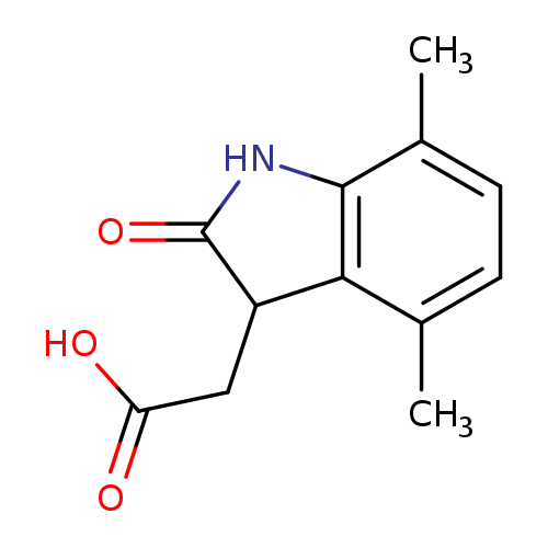 (4,7-DIMETHYL-2-OXO-2,3-DIHYDRO-1H-INDOL-3-YL)ACETIC ACID