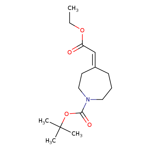 (E)-tert-Butyl 4-(2-ethoxy-2-oxoethylidene)azepane-1-carboxylate