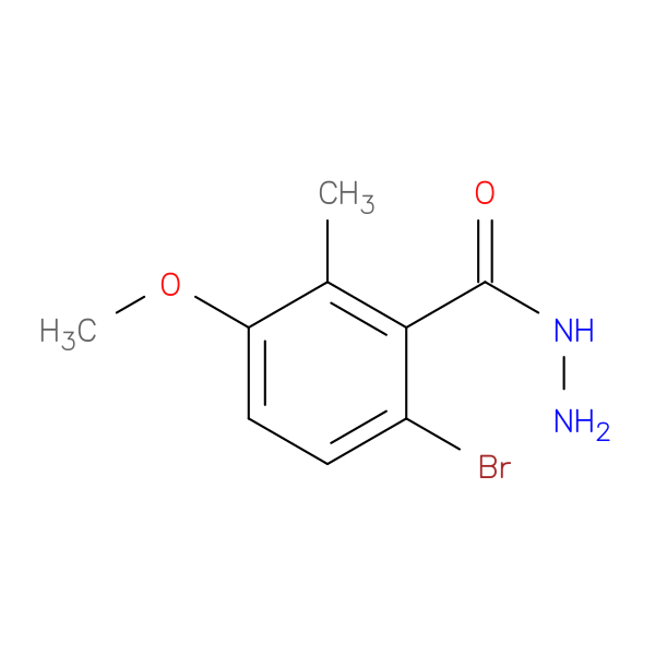 6-bromo-3-methoxy-2-methylbenzohydrazide