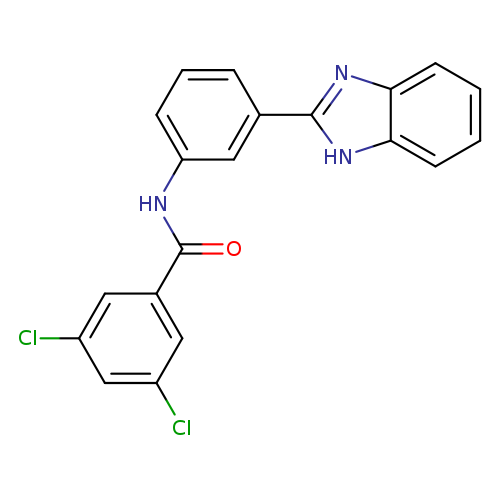 N-[3-(1H-1,3-benzodiazol-2-yl)phenyl]-3,5-dichlorobenzamide