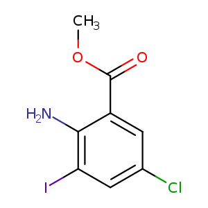 Benzoic acid, 2-amino-5-chloro-3-iodo-, methyl ester