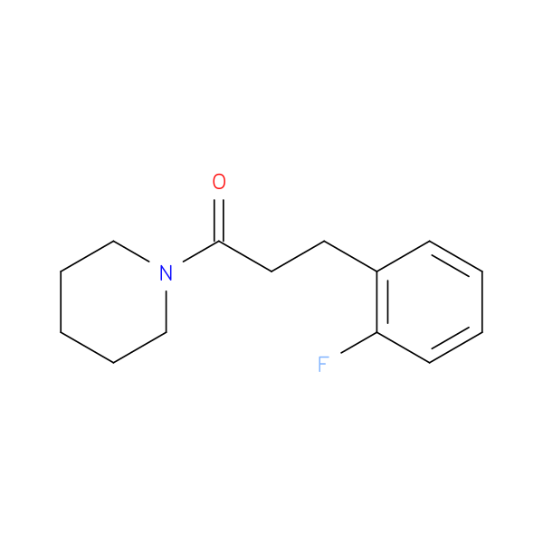 3-(2-fluorophenyl)-1-(piperidin-1-yl)propan-1-one