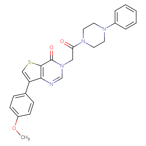 7-(4-methoxyphenyl)-3-[2-oxo-2-(4-phenylpiperazin-1-yl)ethyl]-3H,4H-thieno[3,2-d]pyrimidin-4-one