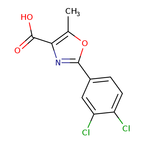 2-(3,4-dichlorophenyl)-5-methyl-1,3-oxazole-4-carboxylic acid