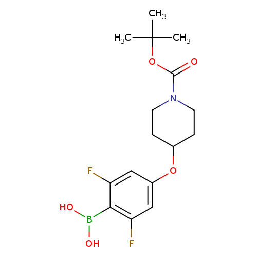[4-({1-[(tert-butoxy)carbonyl]piperidin-4-yl}oxy)-2,6-difluorophenyl]boronic acid