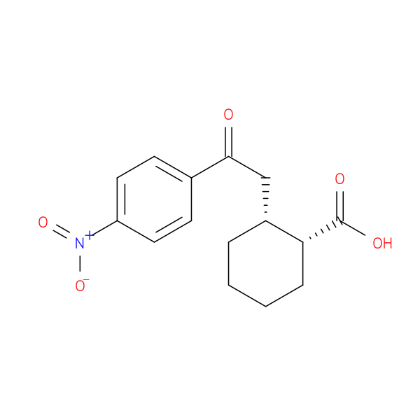cis-2-[2-Oxo-2-(4-nitrophenyl)ethyl]cyclohexane-1-carboxylic acid