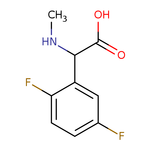 2-(2,5-Difluorophenyl)-2-(methylamino)acetic acid