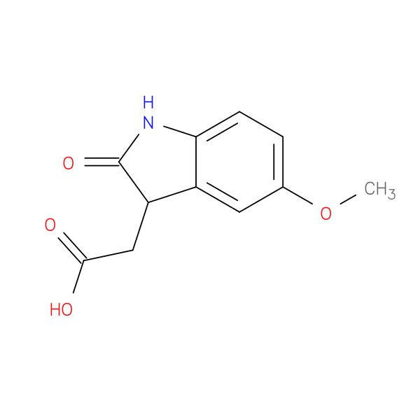 (5-Methoxy-2-oxo-2,3-dihydro-1h-indol-3-yl)-acetic acid